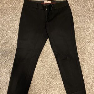 Cropped Black Banana Republic Slacks